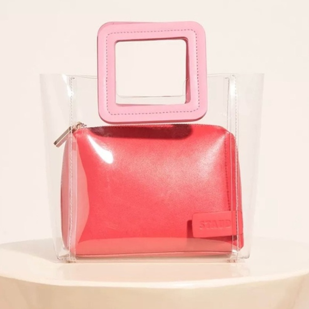 Staud clear mini Shirley bag